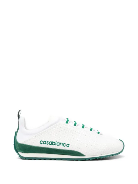 Casablanca Khopesh logo-print perforated sneakers