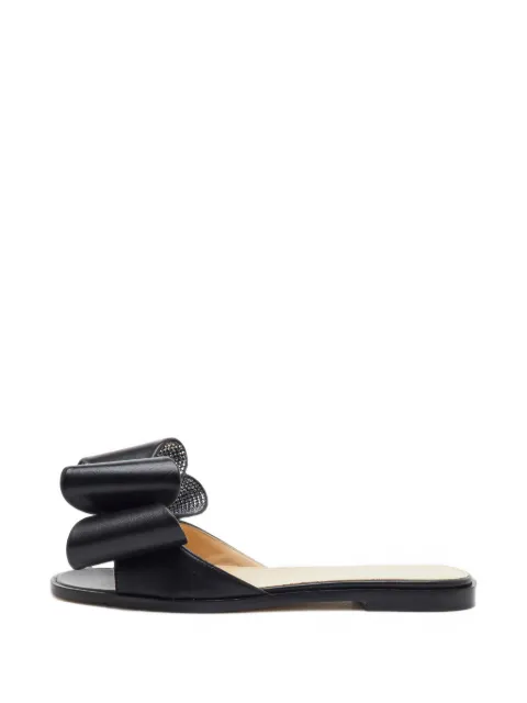 MACH & MACH Le Cadeau crystal-embellished flat sandals