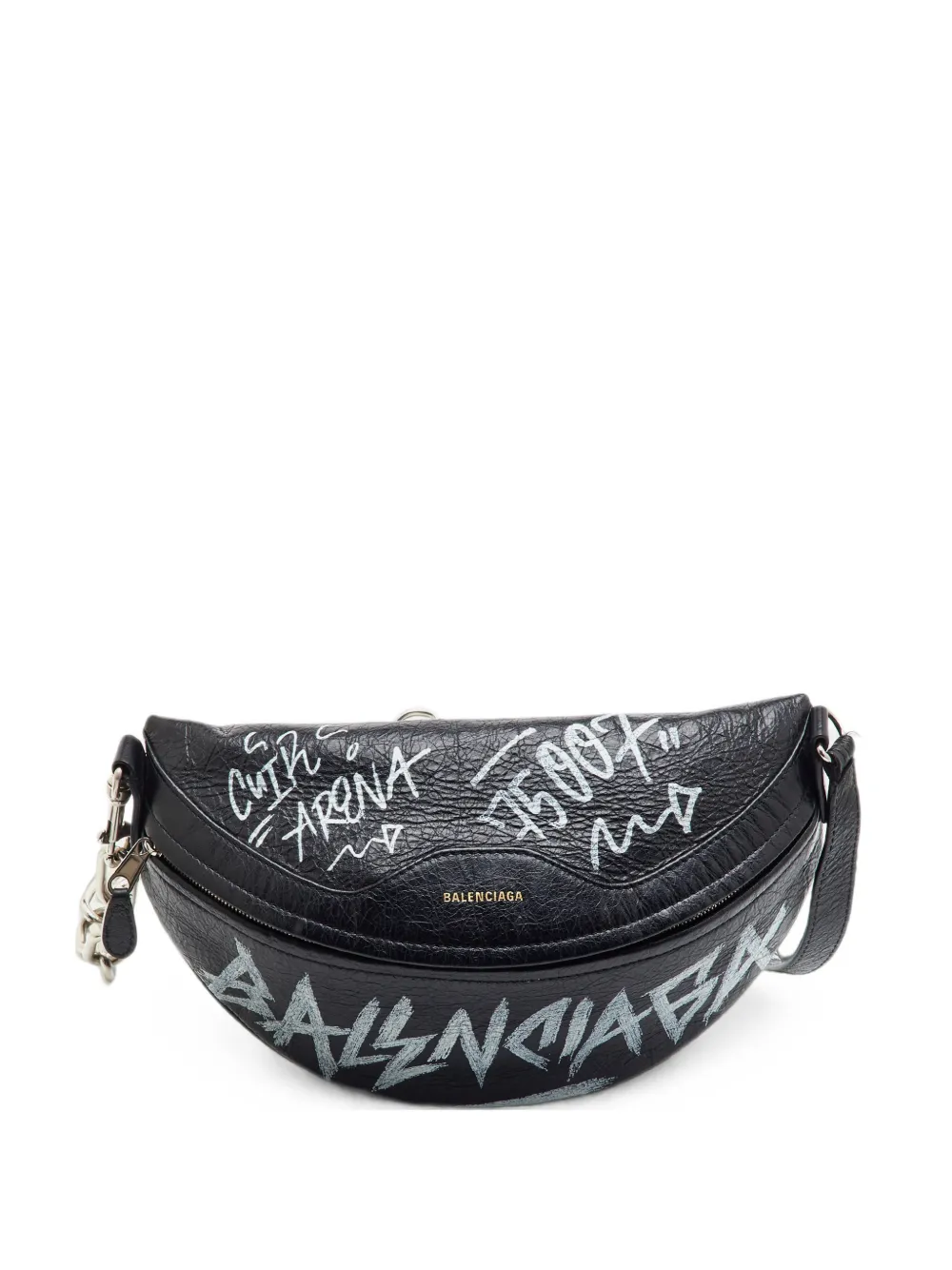 Balenciaga Pre-Owned Graffiti Souvenir belt bag - Nero