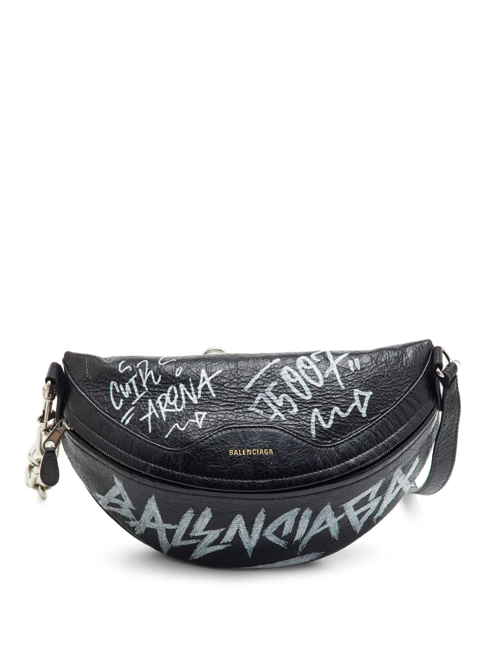 Balenciaga Pre-Owned Graffiti Souvenir belt bag - Nero