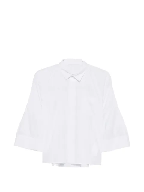 sacai flared-sleeve cotton shirt