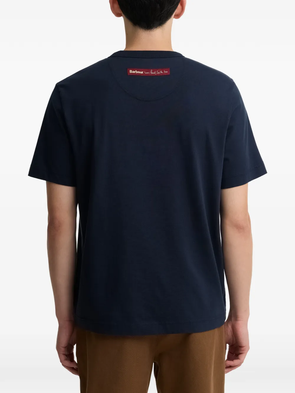 Barbour x Paul Smith T-shirt met print Blauw