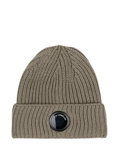 C.P. Company Lens ribbed-knit beanie hat