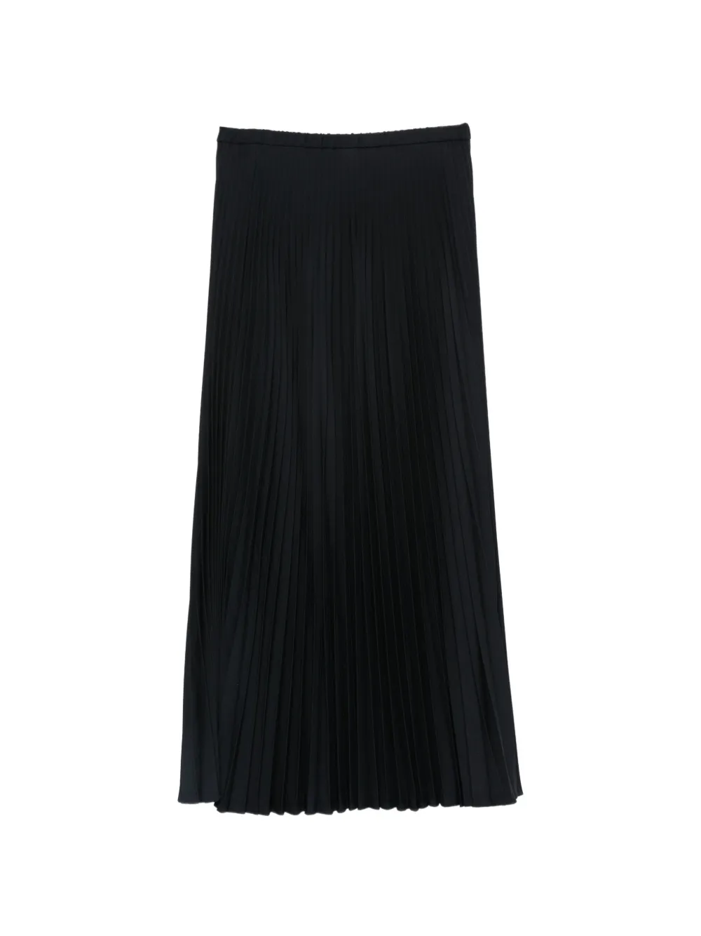 ASPESI pleated midi skirt Blauw