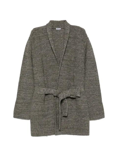 ASPESI belted melange cardigan