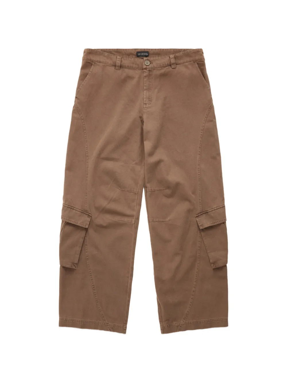 Han Kjøbenhavn washed-finish loose-fit cargo pants - Marrone