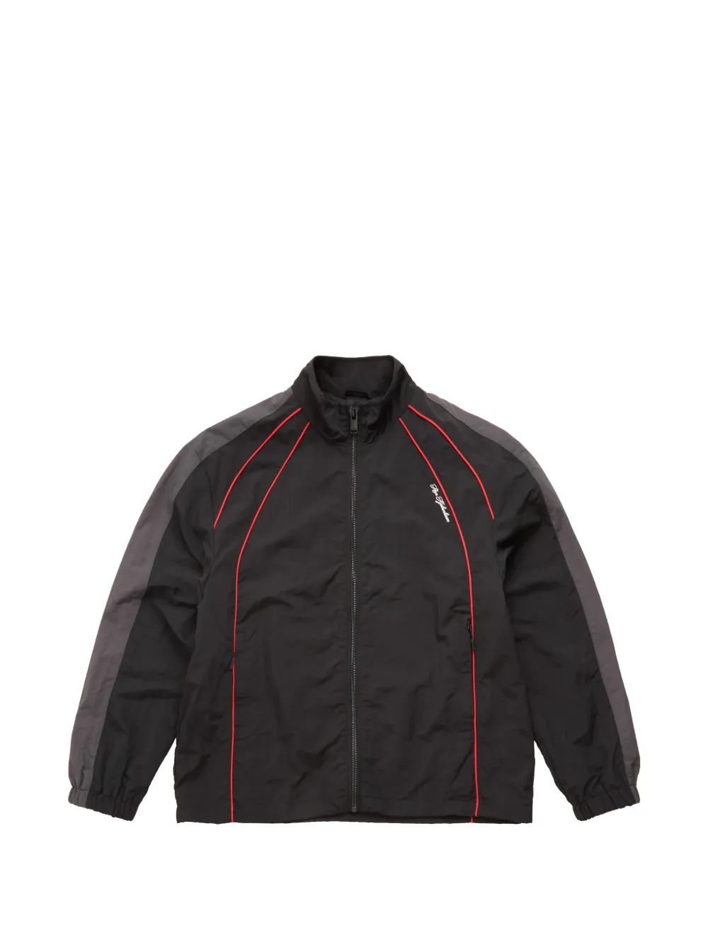 Han Kjøbenhavn piped logo-print sport jacket