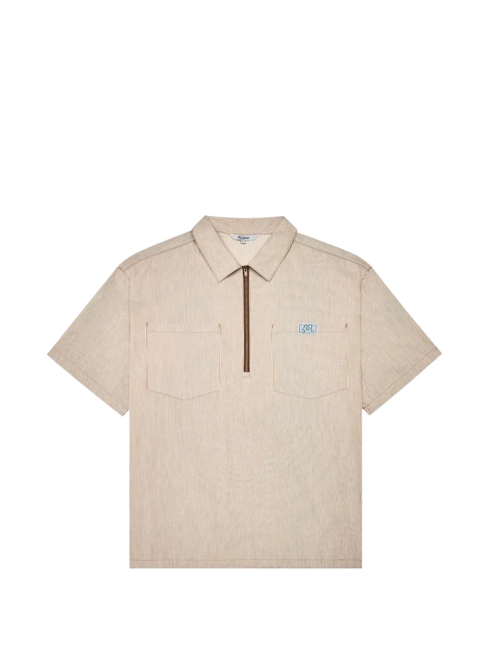 Malbon Golf tHE Hickory stripe-print shirt