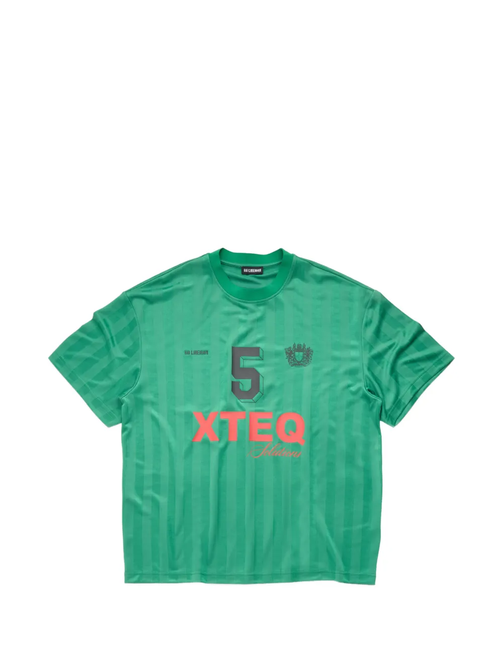 Han Kjøbenhavn stripe-print logo-print T-shirt
