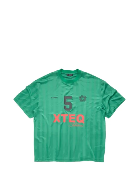 Han Kjøbenhavn stripe-print logo-print T-shirt