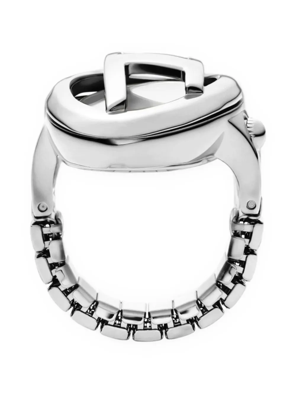 Diesel D-Era stainless steel ring watch - Argento
