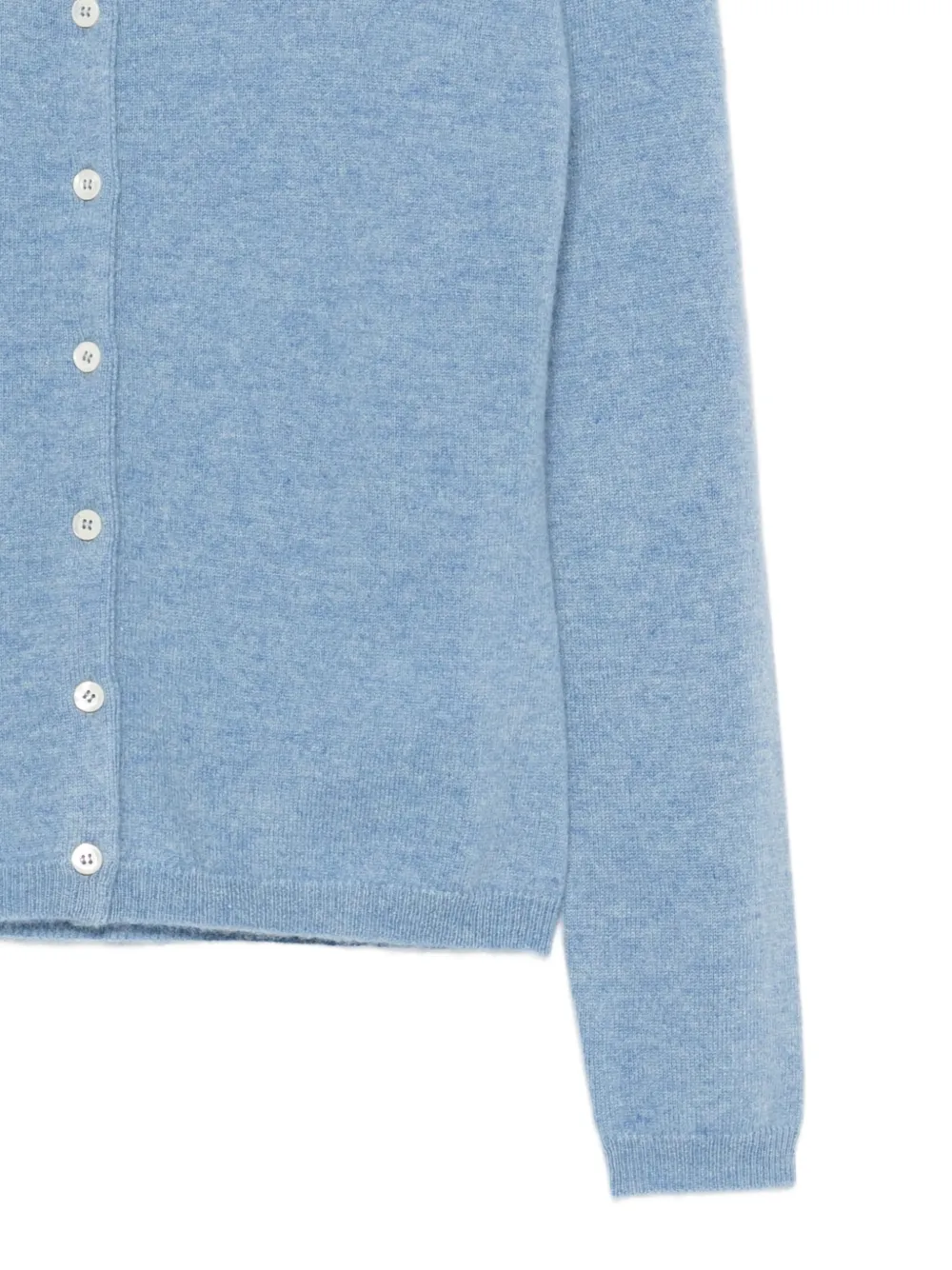 ASPESI Button-up vest Blauw