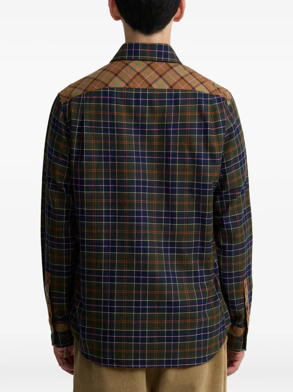 Barbour x Paul Smith overhemd met geborduurd logo en tartan-ruit Groen