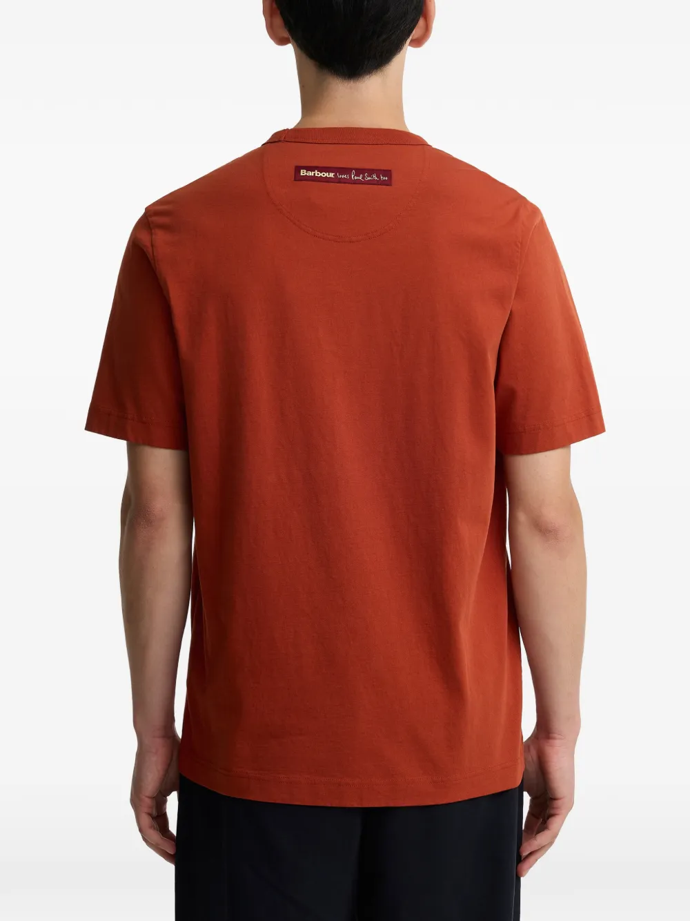 Barbour x Paul Smith T-shirt met print Rood