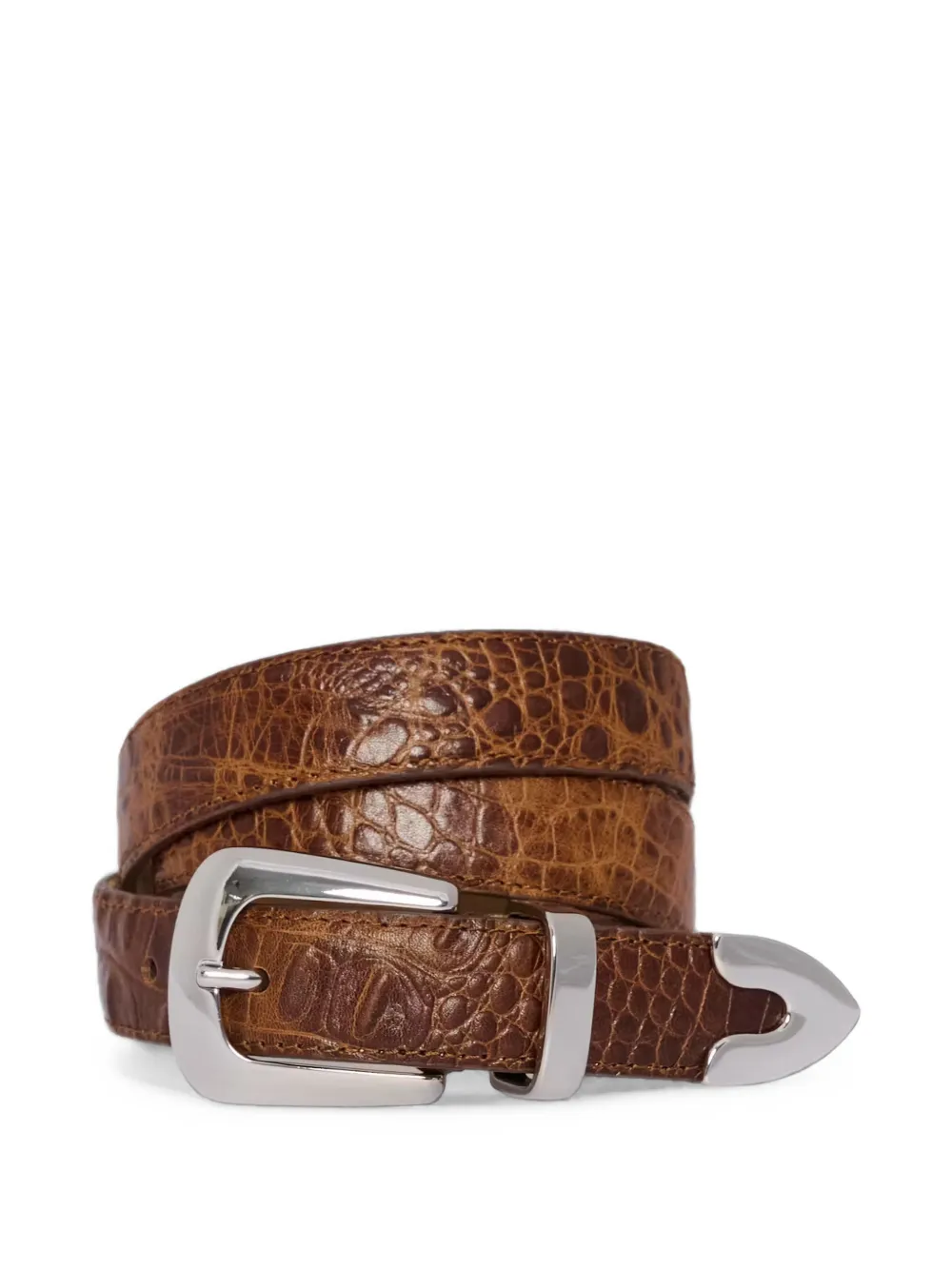 Gestuz GZCrolina croc-effect belt - Marrone