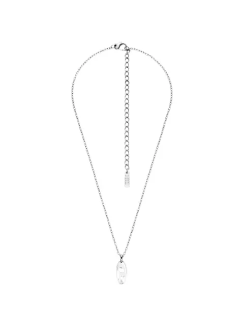 Diesel stainless steel pendant necklace
