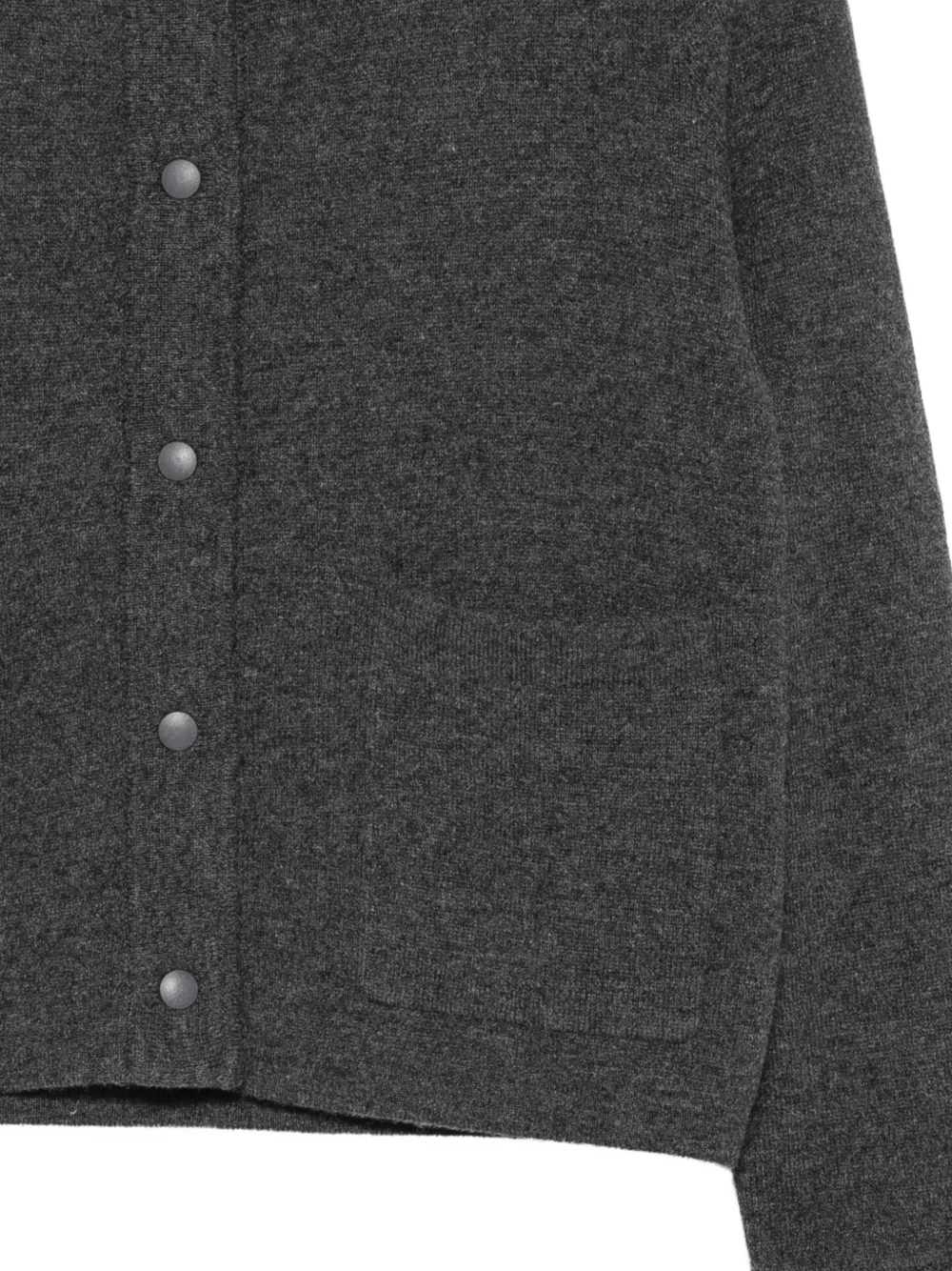 ASPESI button-up collared cardigan Grijs
