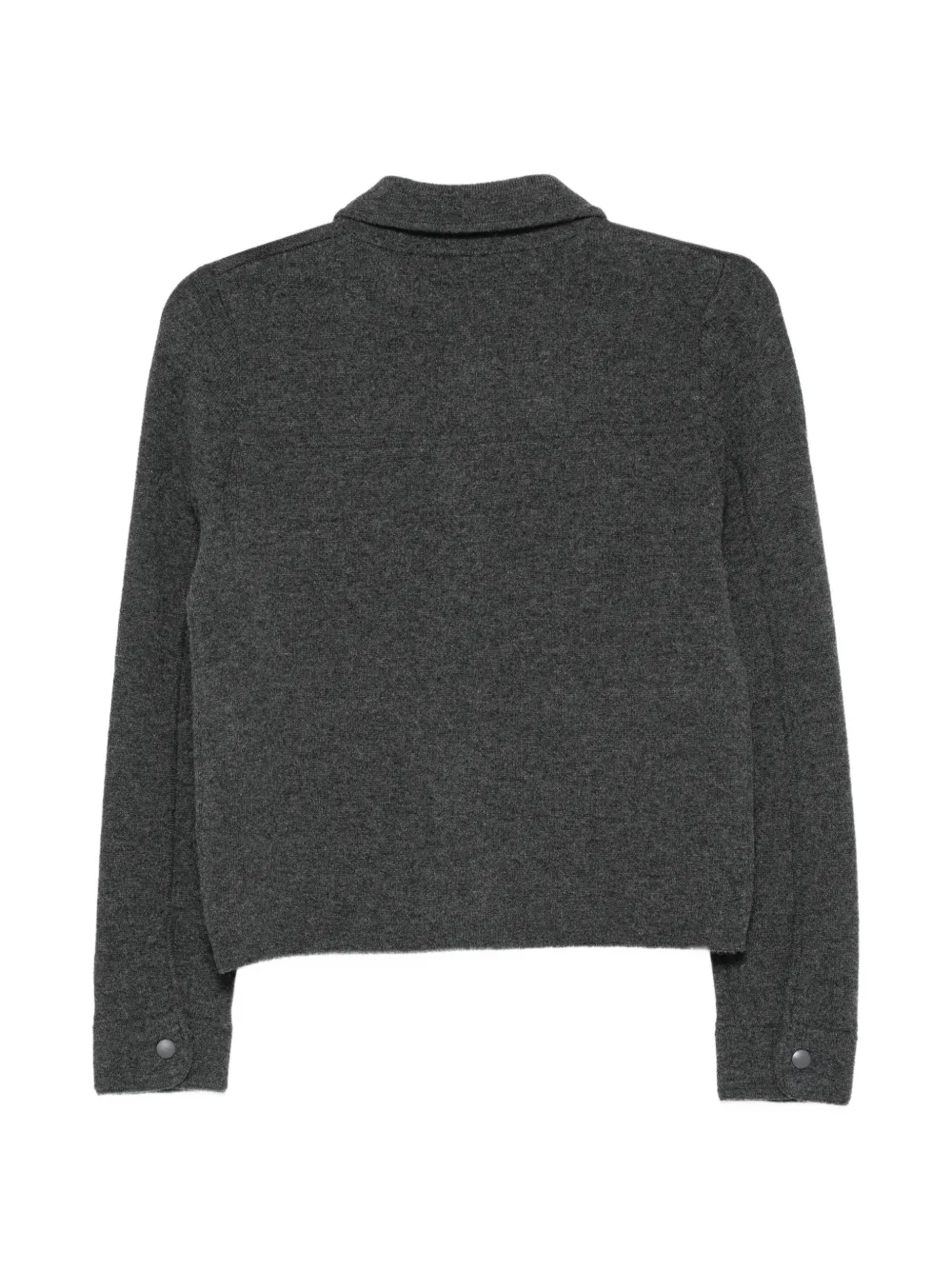 ASPESI button-up collared cardigan Grijs