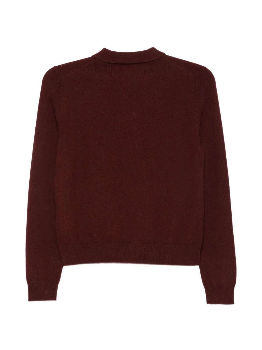 ASPESI cashmere polo top Rood