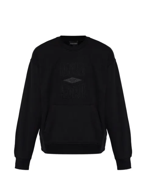Emporio Armani suéter con logo bordado
