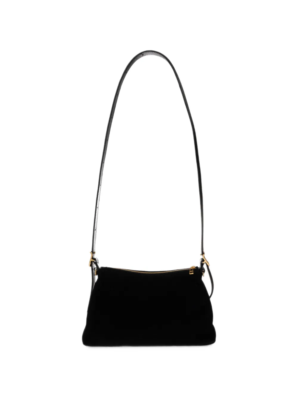 Zadig&Voltaire Suede bag with logo Zwart