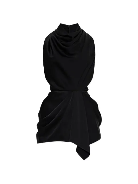 Givenchy asymmetric draped blouse