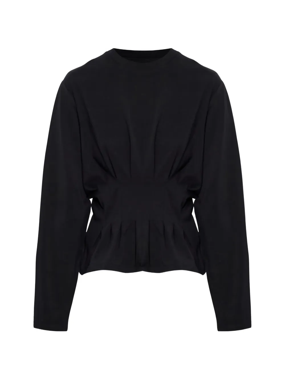 Gestuz GZinez pleated peplum top - Nero