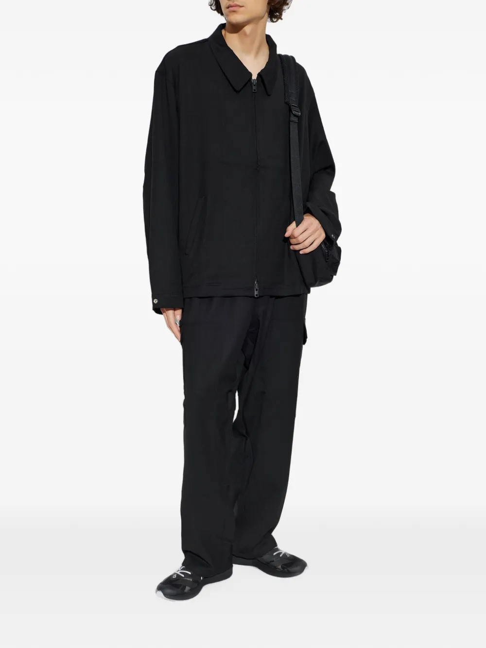Y-3 Cargobroek met riem en gesp Zwart