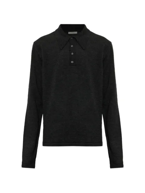 LEMAIRE long-sleeve polo sweater