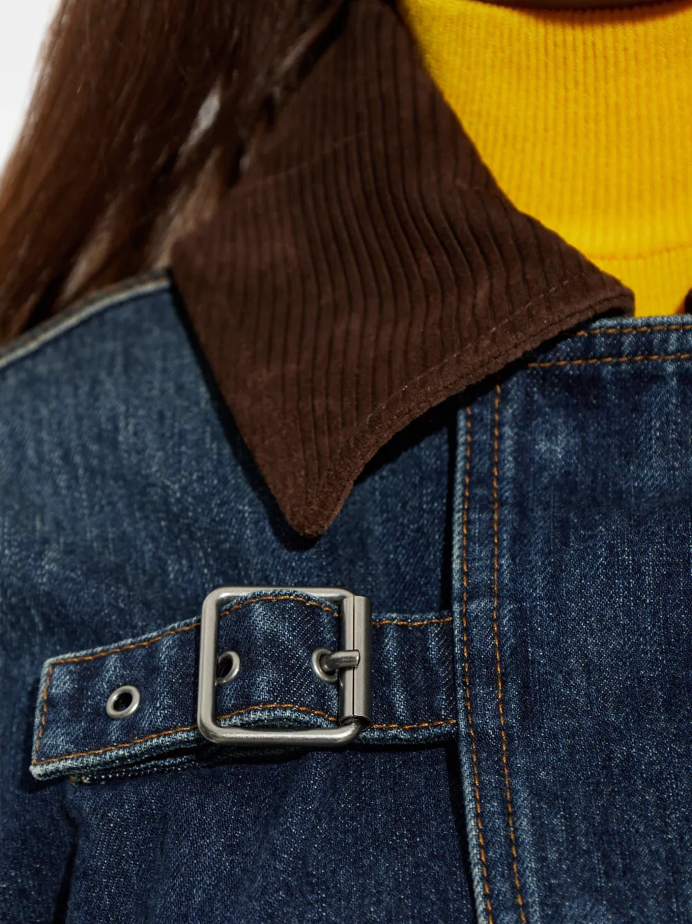 LOEWE Denim parka Blauw