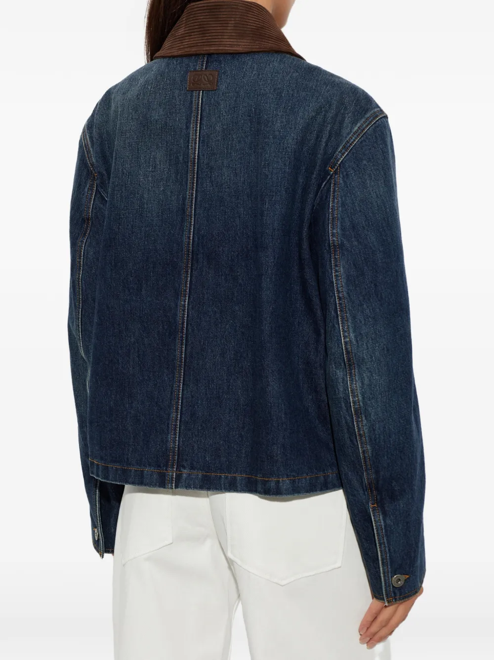 LOEWE Denim parka Blauw