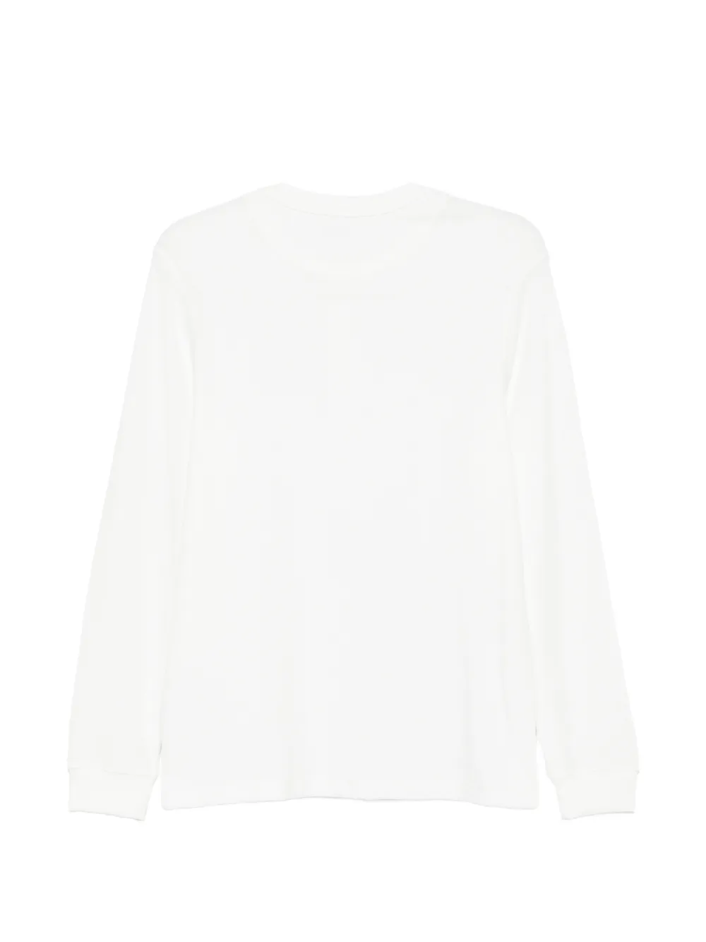 Lacoste Wafelgebreid poloshirt met logo-patch Wit