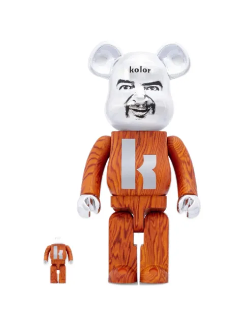 MEDICOM TOY x Kolor Be@rbrick 100% 400% Figuren-Set