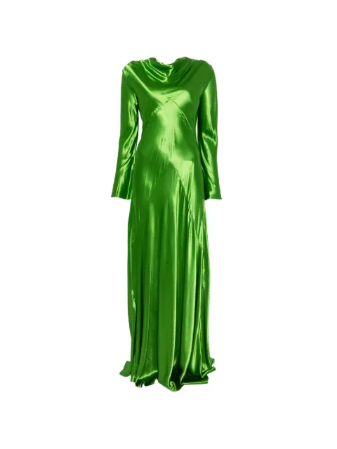 Erika Cavallini open-back draped long dress