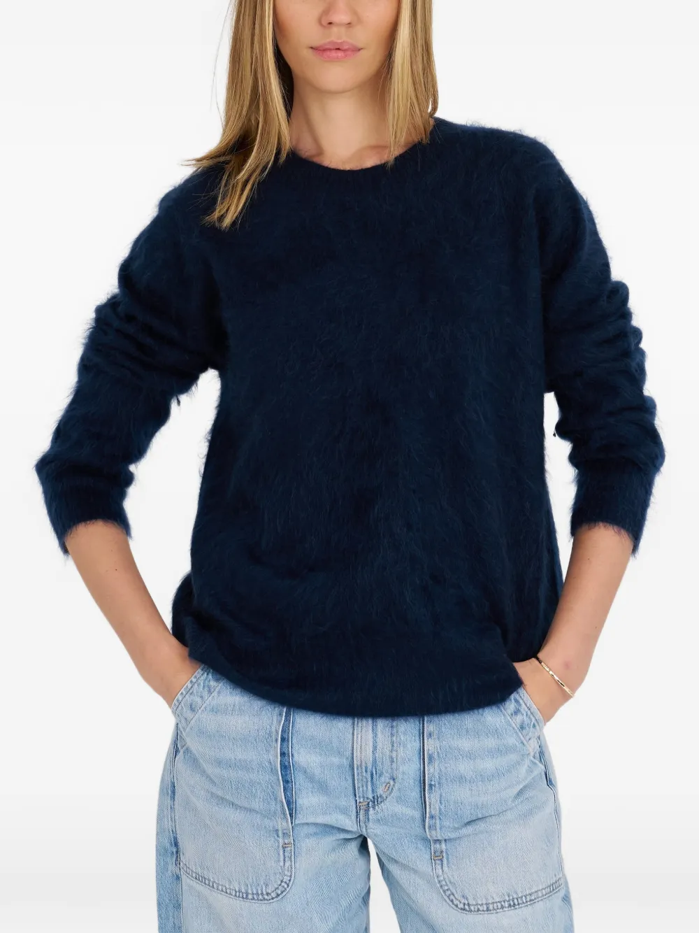 ARCHER CASHMERE Nova brushed-knit cashmere sweater