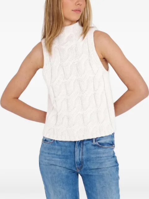 Alice Archer Lennon cable-knit sleeveless sweater