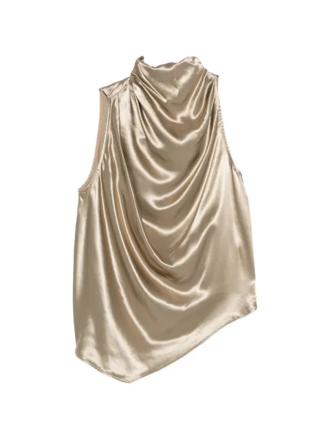 Erika Cavallini  draped high-neck top
