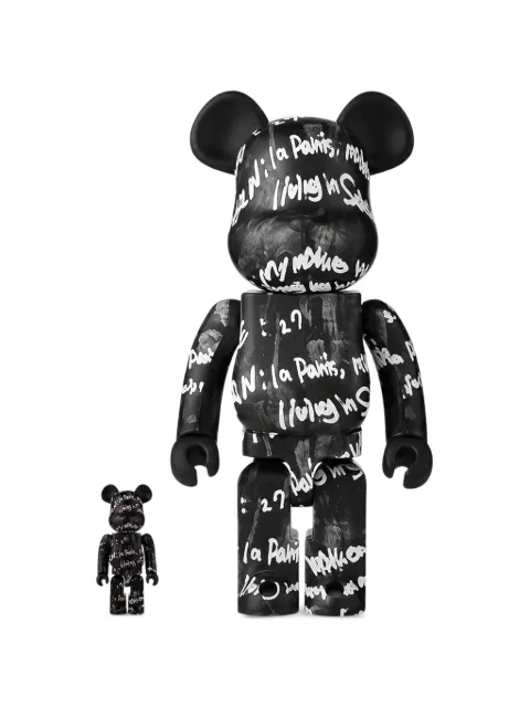 MEDICOM TOY x Yohji Yamamoto Bearbrick 100%+400% figurine set