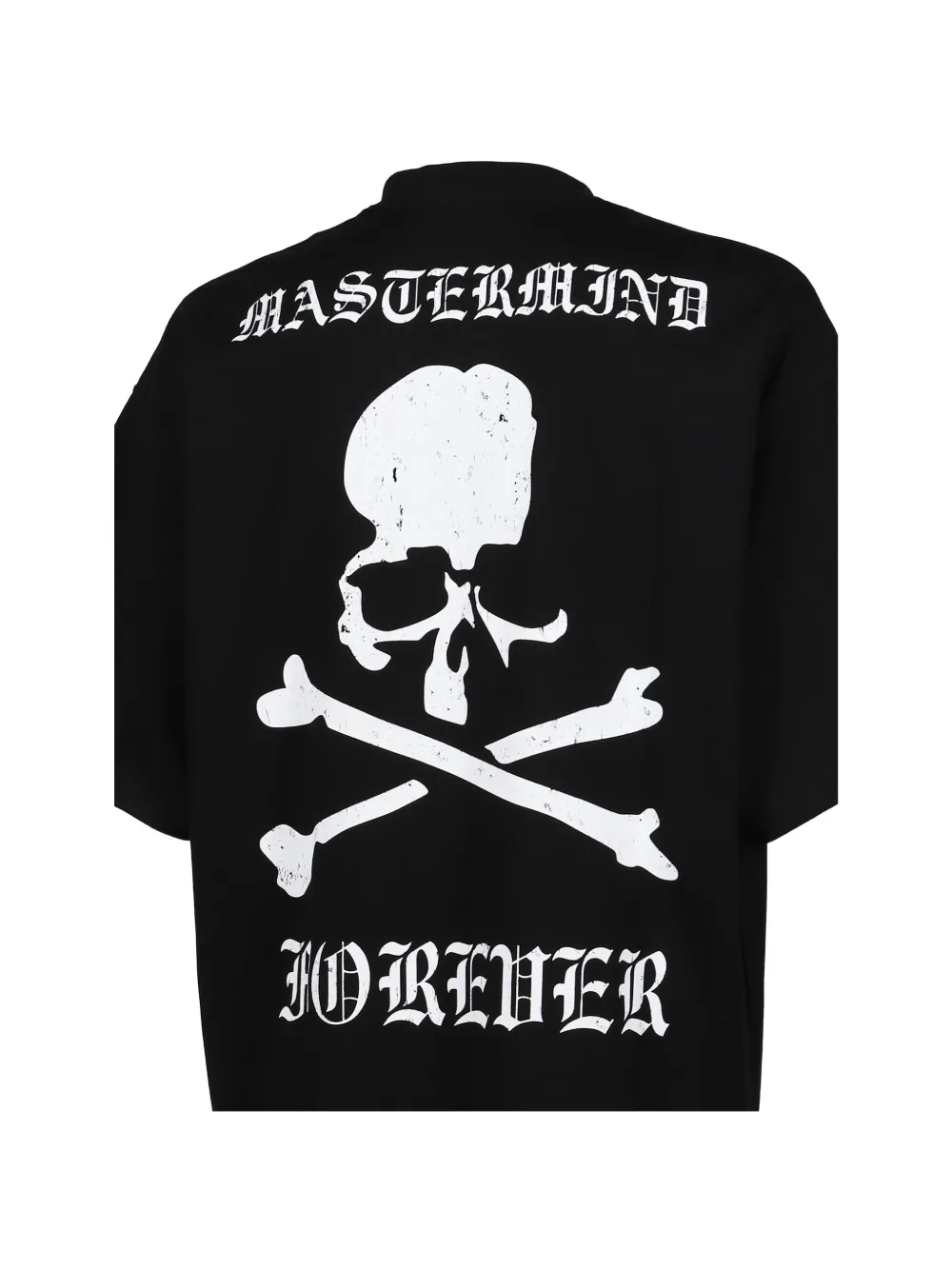 Mastermind Japan T-shirt met doodskopprint Zwart