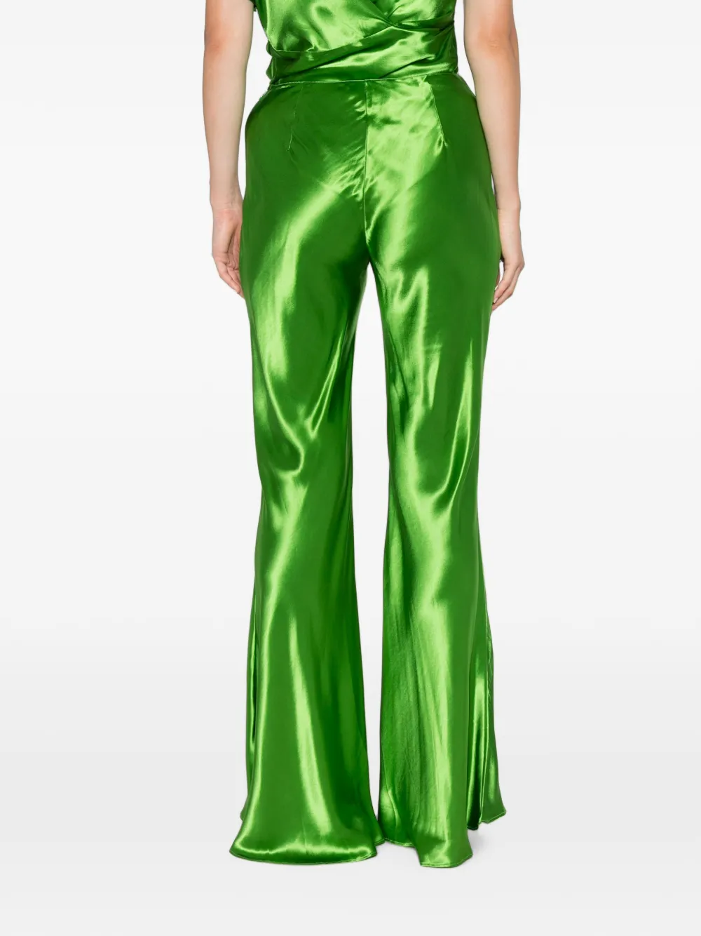 Erika Cavallini High waist broek Groen