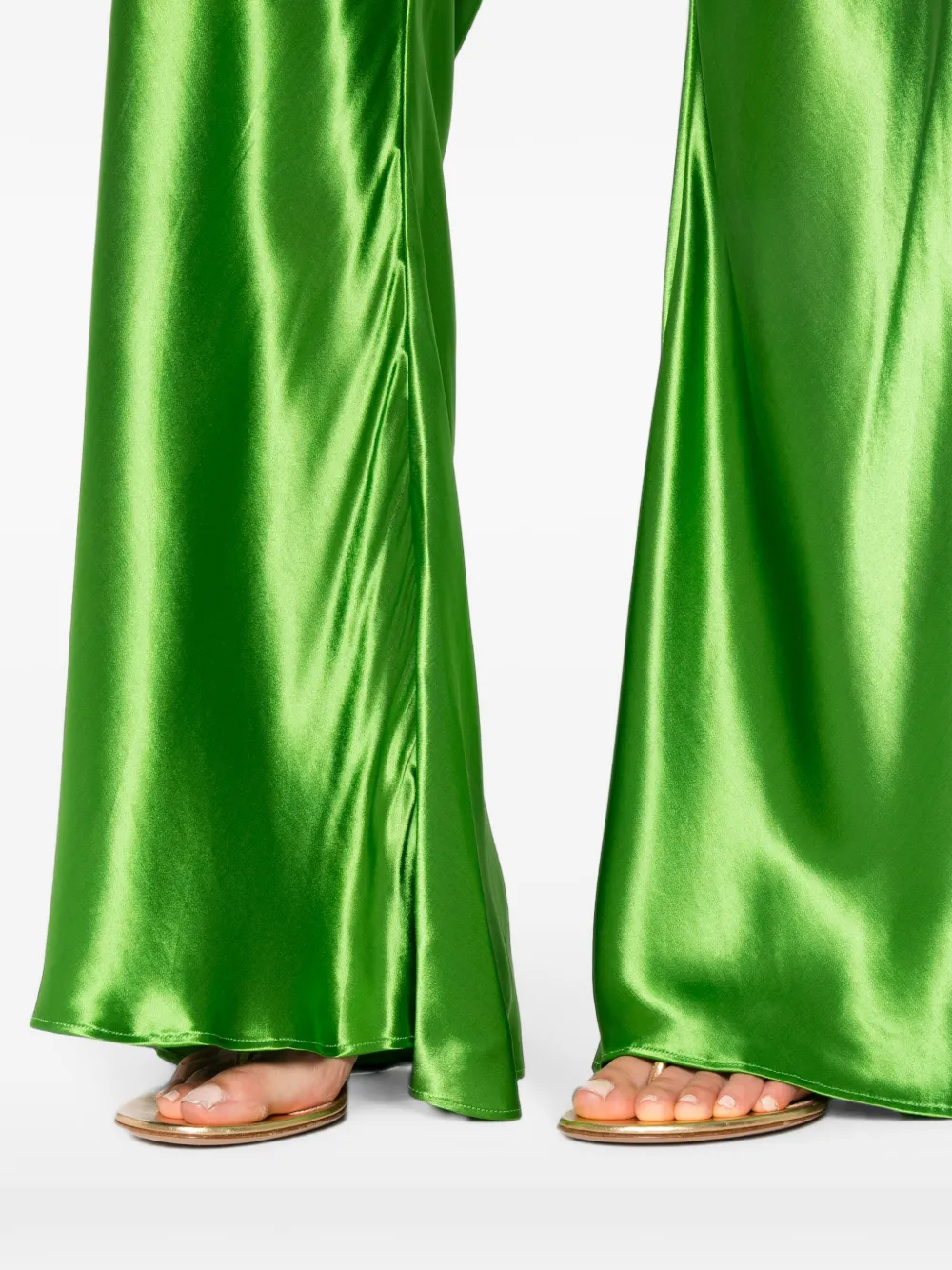 Erika Cavallini High waist broek Groen