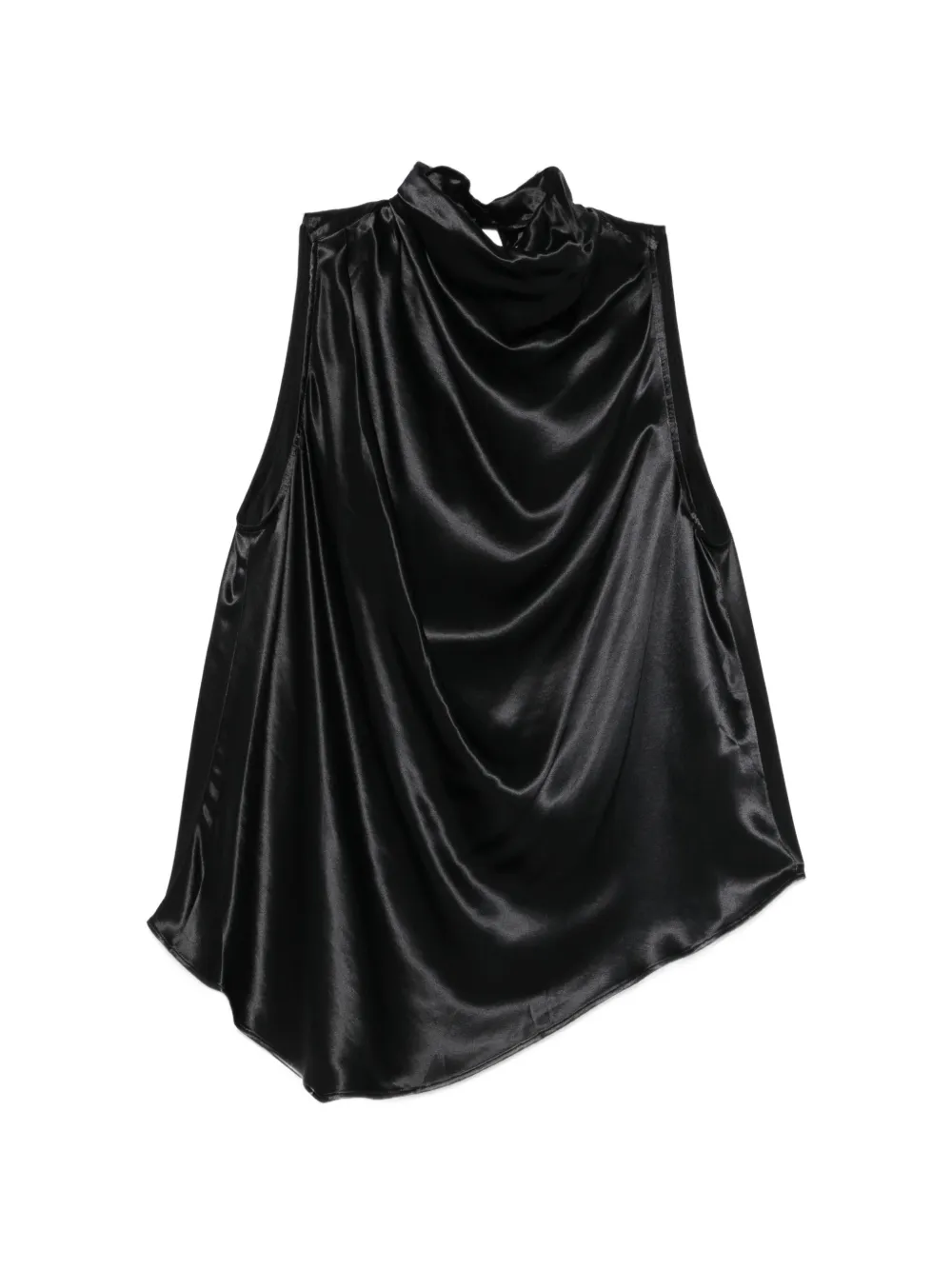 Erika Cavallini Brian draped high-neck top