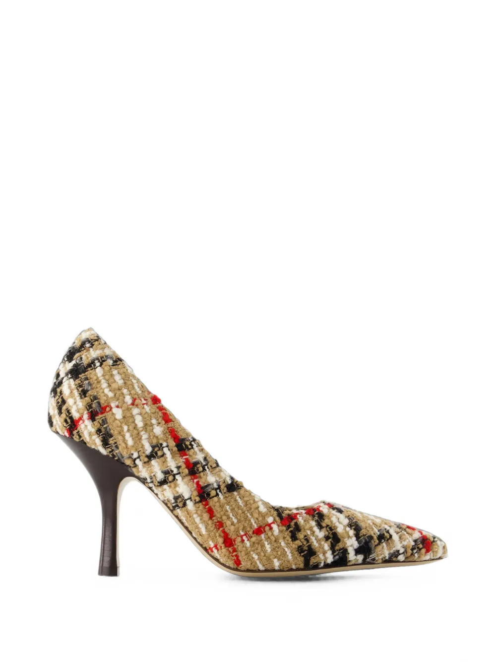 Burberry Dame 90 check pumps - Toni neutri