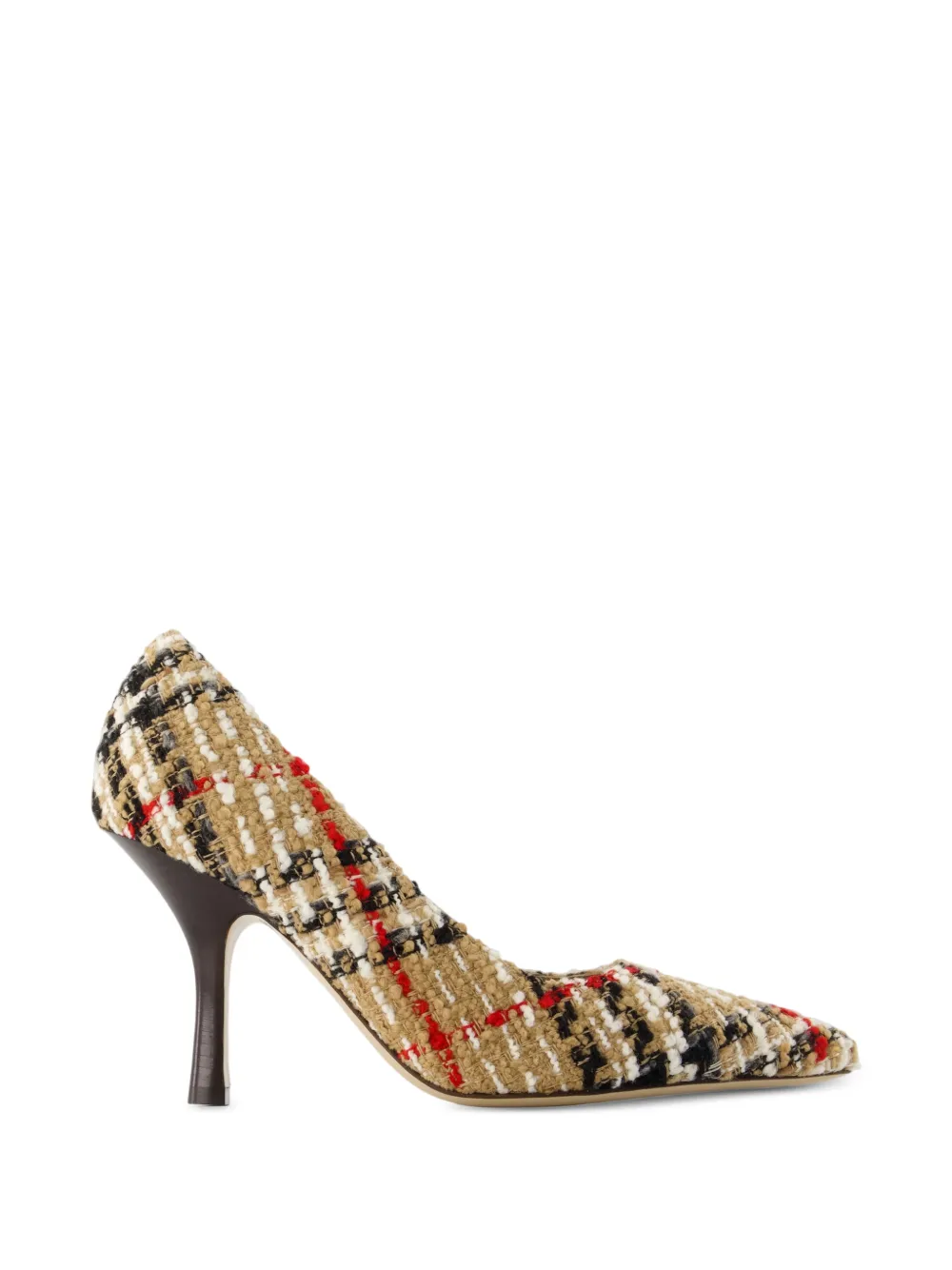 Burberry escarpins Dame Check - Tons neutres