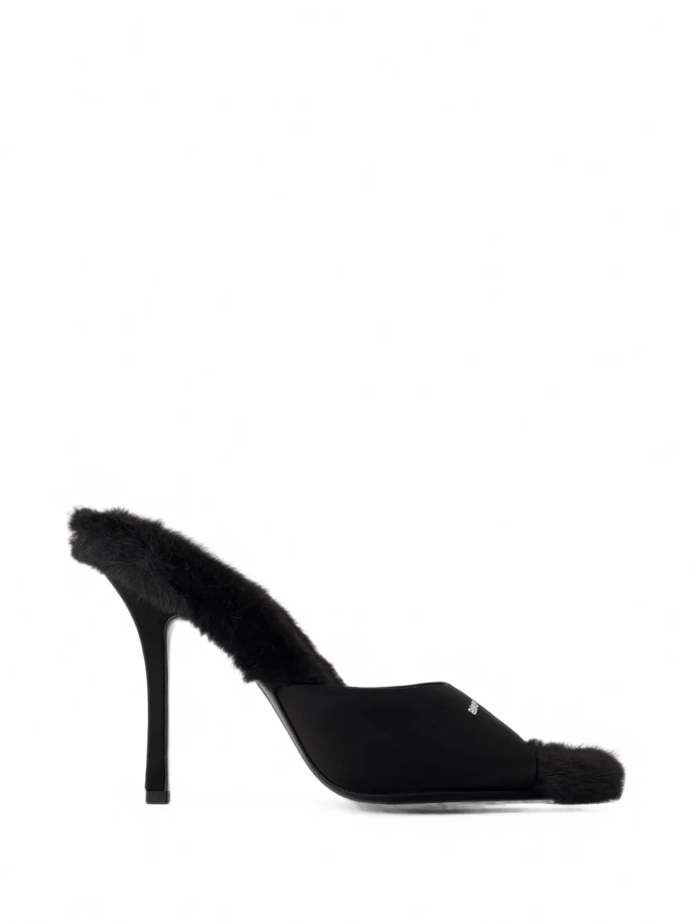 Alexander Wang mules Cher 105 mm en fourrure artificielle - Noir Alexander Wang mules Cher 105 mm en fourrure artificielle - Noir