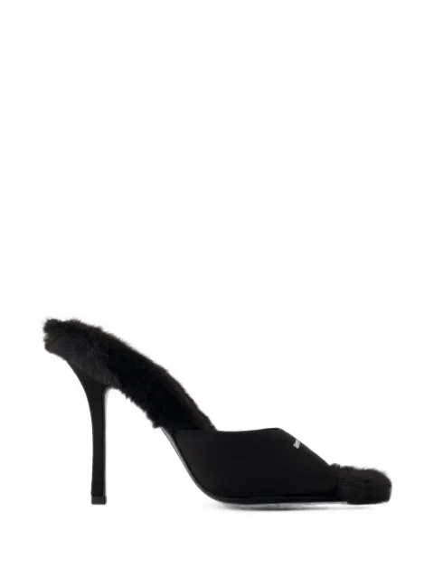 Alexander Wang mules Cher de pelo sintético con tacón