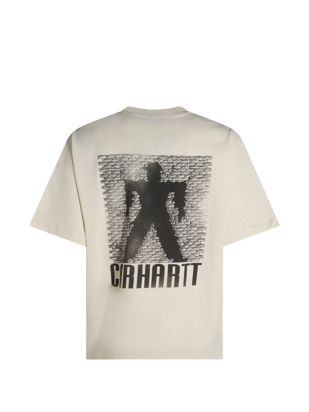 Carhartt WIP T-shirt met logoprint Beige