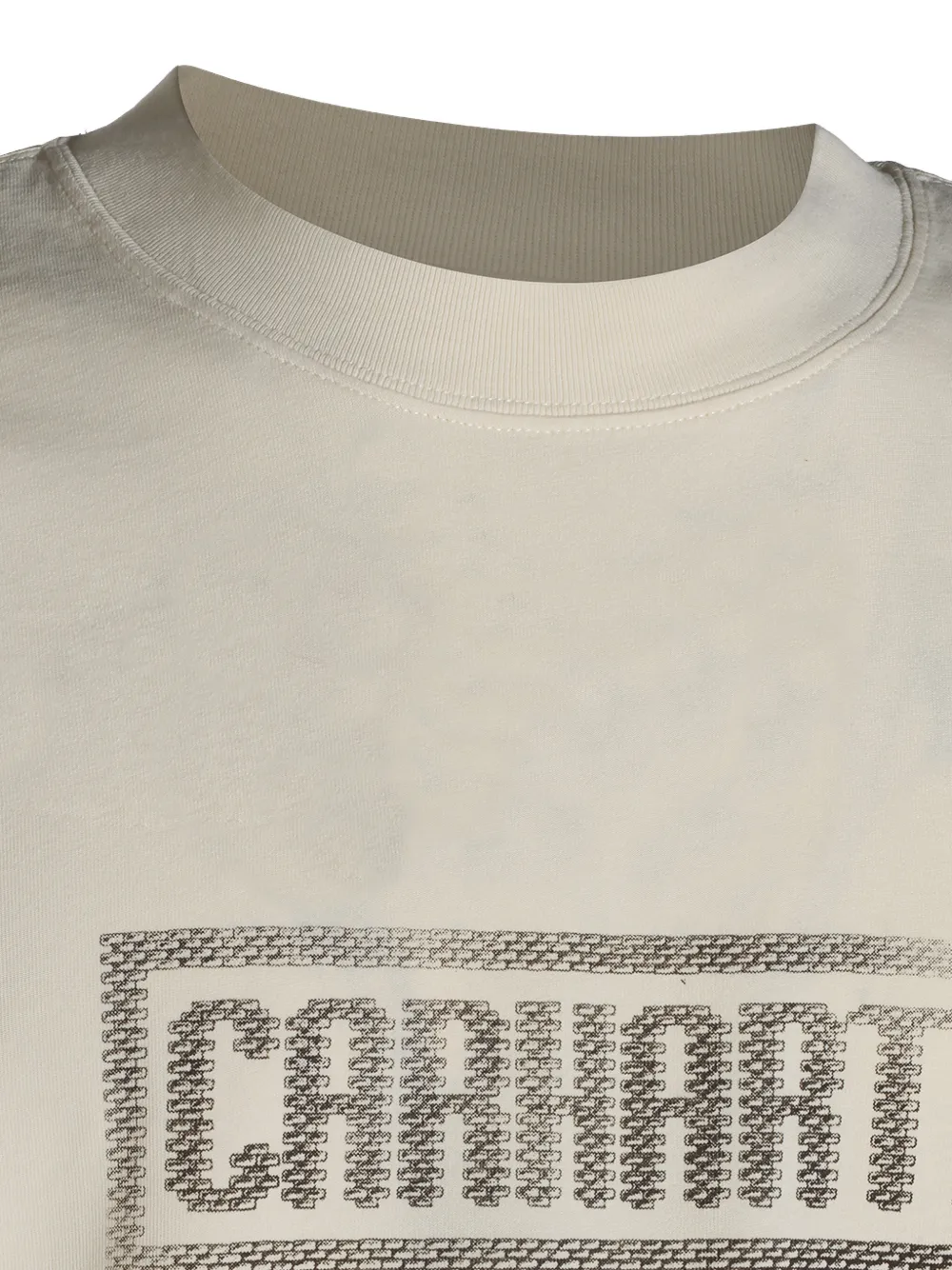 Carhartt WIP T-shirt met logoprint Beige