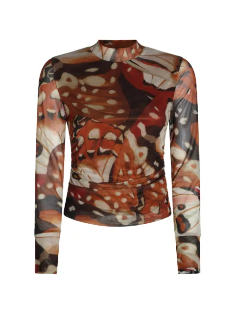 FARM Rio graphic-printed top