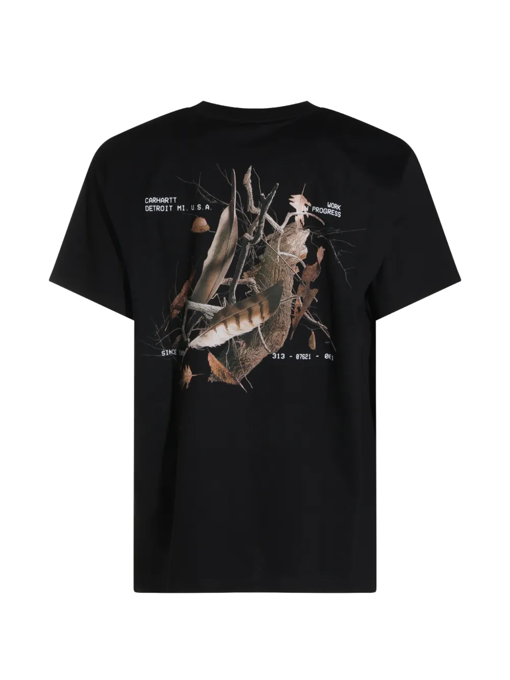 Carhartt WIP Feather Progress T-shirt Zwart
